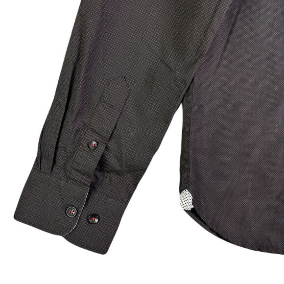 CACTUS MAN Slim Fit Long Sleeve Button Front Shirt Mens Size M - Picture 8 of 10